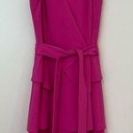 Alex Marie Tiered Pink Mini Dress Photo 0