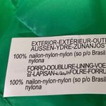 ZARA Green Sleeveless Quilted Full Zip High Neck Puffer Vest Coat Jacket Size S Photo 3