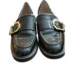 Louise et Cie  Women's Black Patent Leather Slip On Loafer Shoes Size 11 Photo 1