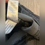 Pac Sun Black Charcoal Lightly Distressed Jean Denim Skirt Size 23 Stretch Photo 3