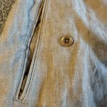 Ralph Lauren Linen Skirt Sz 8 Preppy Wrap Khaki Cargo Pockets Safari Photo 3