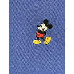 Disney  Parks Mickey Mouse Polo Shirt Men's Medium Blue Short Sleeve Photo 2