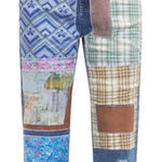 Jaded London Reworked Patchwork Bootcut Jeans In Multicolor by Jaded Ldn Photo 0