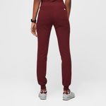 FIGS  Zamora Jogger Scrub Pants Burgundy Drawstring Waist Slim Fit Large Tall Photo 3