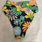 Aerie  Floral High cut cheeky Bikini Bottom NWT Sz M Photo 1
