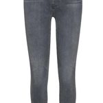 7 For All Mankind NWT High Waist Ankle Skinny in Evening Grey b(air) Jeans 26 Photo 11