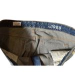Gap 1969 Womens Sz 34RDenim Jeans Blue Real Straight Distressed Mid Rise Stretch Photo 4