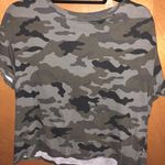 ZARA Camo cropped t shirt  Photo 0