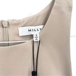 Milly NWT Sleeveless Italian Cady Trapeze Flowy Beige Tan Blouse Top Photo 7