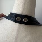 Black Leather Halter Top. XL Photo 6