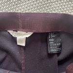H&M Dark burgundy faux leather pull in pants leggings Photo 3