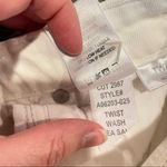 AMO White Twist Sea Salt Raw Hem Distressed Slim Fit Jeans Mid Rise Womens 23 Photo 9