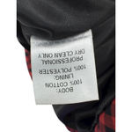 NWT Petersyn Ariana Arona Gingham Ruffle‎ Asymmetrical Dress Red Black XS Photo 6