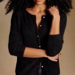 Sézane Sezane Gaspard Cardigan Jumper Sweater Mohair Alpaca Black Size S Photo 0