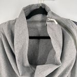 Lululemon Grey Sway Asymmetrical Jacket Moto Gray Full Zip Sweatshirt Size 6 Photo 3