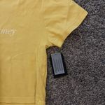 NWT Junk Food Clothing Yellow Crop Top “Sweet Like Honey” Size M Photo 3