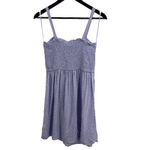 Pink Rose Floral Print Smocked Bodice Size Medium New Photo 2