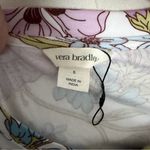 Vera Bradley Sleep Shirt Dress Nighty Floral Cotton Pockets Coffee Garden Purple Photo 8