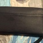 Dana Buchman  Black Textured Leather Clutch Photo 3