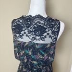 Free People RARE Vintage Open Side Scallop Lace Trim Dress - size small Photo 8