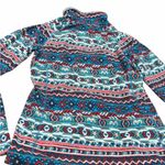 Woolrich ✨ Colwin Aztec Print Fleece 1/2 Zip Pullover | Size M 🤎 Photo 6