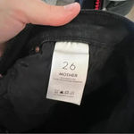 Mother The Mid Rise Dazzler Ankle Jeans – Zip In Flames – Size 26 Red Photo 9