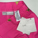 Sag Harbor Sport NWT Size 12 Pink - Frog Embroidered Capri Pants Photo 3