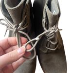 Sorel  Toronto Boots Green Suede Lace Up Wedge Ankle Booties Waterproof Women 8.5 Photo 8