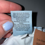 Shade & Shore  Women's Blue Stripe Cheeky Bikini‎ Bottom Size M Photo 1