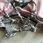 Xhilaration  Triangle Pink and Green Boho Bikini Top Sz S Photo 5