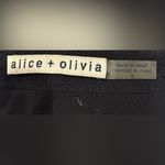 Alice + Olivia Ramos Silver Sequin Embellished Pencil Skirt Women's Size 6 Photo 3