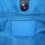 Coach  Navy Blue Tote with Rainbow Handles F28169 Photo 3