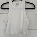 & Other Stories & Other Stories Women’s 10 White High Neck Ribbed Tank Top Photo 0