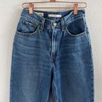 Levi's 80's Mom Jeans Denim Distressed Fray Hem Knee Blowout 25 Photo 2