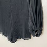 ASTR  The Label Roseanne Romper Jumpsuit Black Lined Sheer Long Sleeve Size S Photo 5