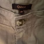 Quince NWT  Stretch Cotton Twill Girlfriend Chino Pants Size 28 Olive Green Photo 4