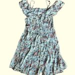 American Eagle  Off the Shoulder Dress Size 10 Floral Photo 1