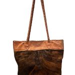 Lindalee Leather and Cow Hair Shoulder Bag/Tote Photo 3