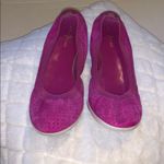 Cole Haan Gilmore wedge perforated eyelet fuschia Photo 2