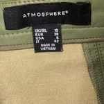 Atmosphere size 6 olive green faux leather skirt Photo 3