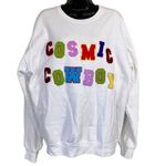 Jerzees cosmic cowboy graphic sweatshirt in white Photo 0