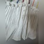 Place Nationale Embroidered Mini Dress with Pom Pom size 2 White Size M Photo 5