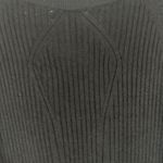 Olivaceous Black Ribbed Textured Long Sleeve Button Front Maxi Dress Women Sz S Photo 8