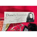 Diane Gilman  Red Denim Jean Jacket Hollywood Star Sequin Embroidered Rhinestones Photo 11