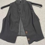 ZARA Women's Suit Vest, Size M, Black Photo 0