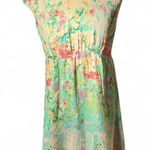 Sundance  Silk Floral Print Dress‎ Sleeveless Pastel Cottagecore Summer Casual Photo 0