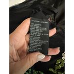 Blondie Nites Floral Embroidered Strapless Gown Black Mesh Corset Formal Dress Photo 10