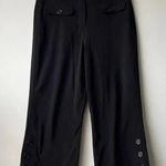 Scott Taylor Women's Size 4 Black Pants Straight Wide‎ Leg Photo 0