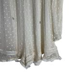 Zimmermann Ivory Belle Web Dot Sheer Long Sleeve Silk Playsuit Romper Size M Photo 9