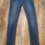 Wax Jean  Dark Blue Skinny Jeans Cozy Up Kniy Denim Size 1 Junior Photo 0